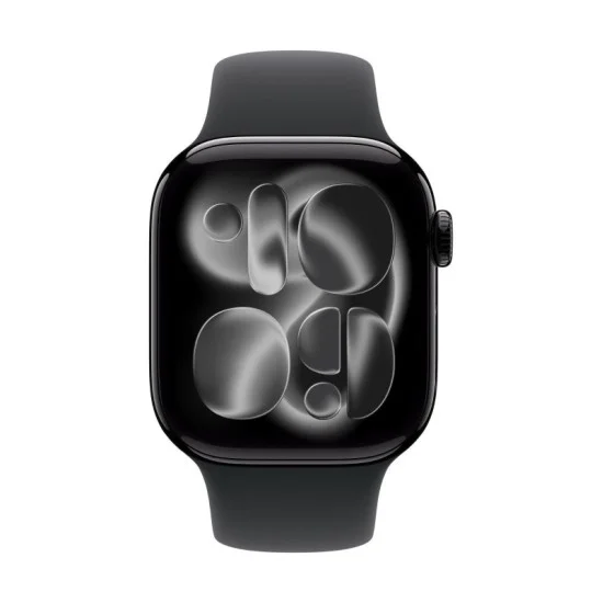 Apple Watch Series 11 Gps 42Mm Jet Black Aluminium Case With Black Sport Band - S/M